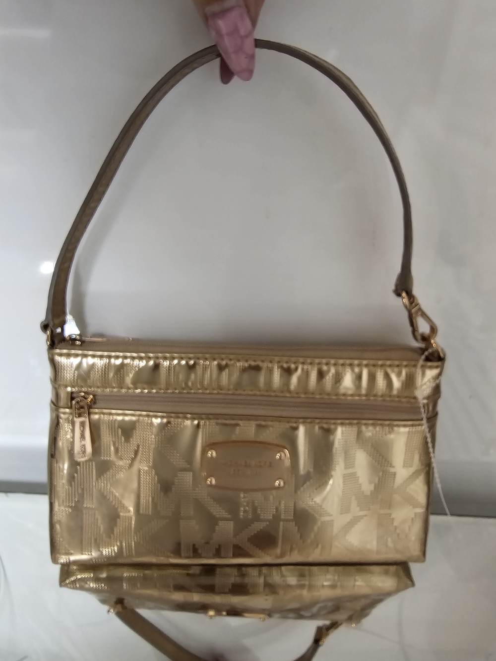Michael Kors Metallic Gold Mini Shoulder Bag